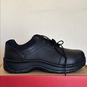 NEW‎ RED WING Women's Black Steel Toe Work Slip Resistant Oxfords size 9
